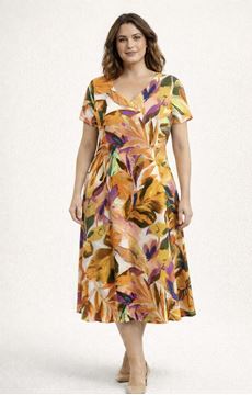 Immagine di CURVY GIRL STRETCH FLARED DRESS